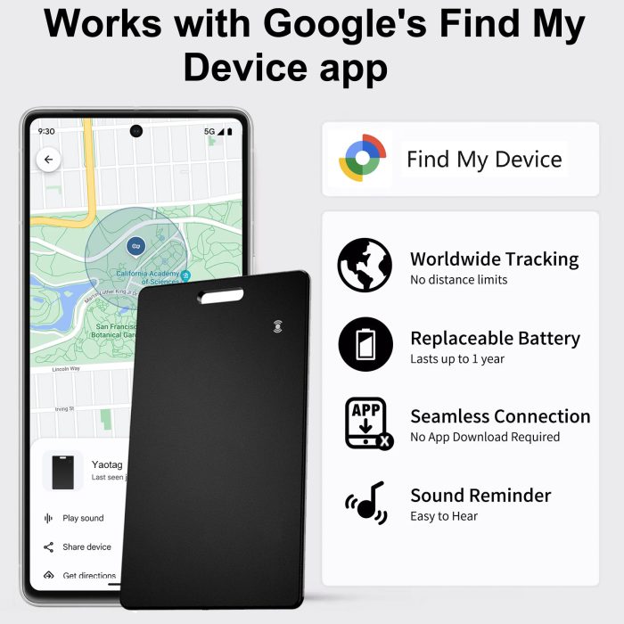 YaoCard Wallet Tracking Card for Android - Image 2